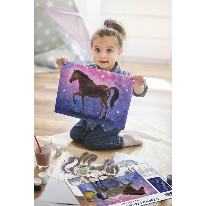 Crealign 6 Μεγάλα Στένσιλ με Άλογα