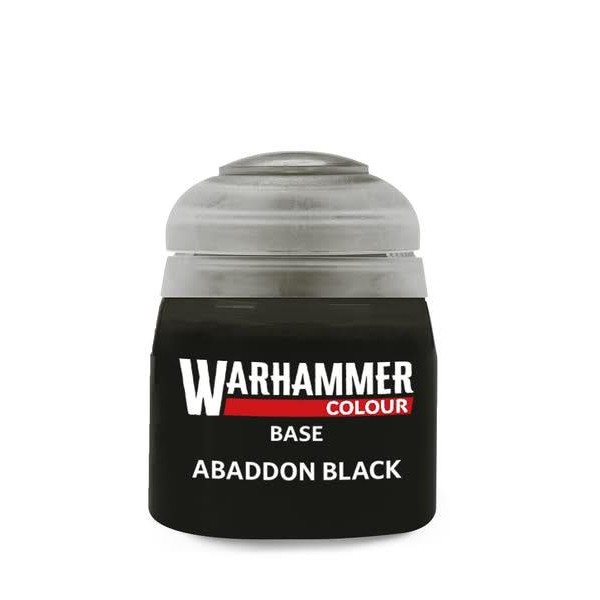 Warhammer Colour Abaddon Black 12ml Warhammer Colour Abaddon Black 12ml