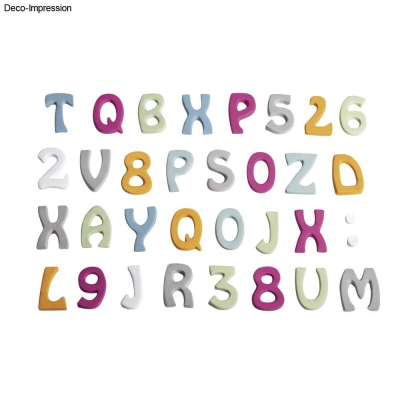 Καλούπι ABC/123 37 Μοτίβα 2-3cm