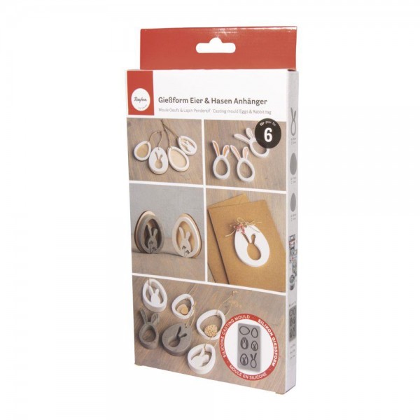 Καλούπι Σιλικόνης Πασχαλινά Αυγά 6 Σχέδια