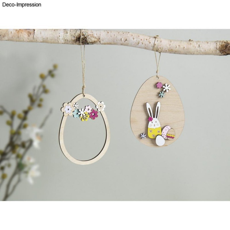 Ξύλινο Μενταγιόν Πασχαλινό Αυγό 12cm Ξύλινο Μενταγιόν Πασχαλινό Αυγό 12cm