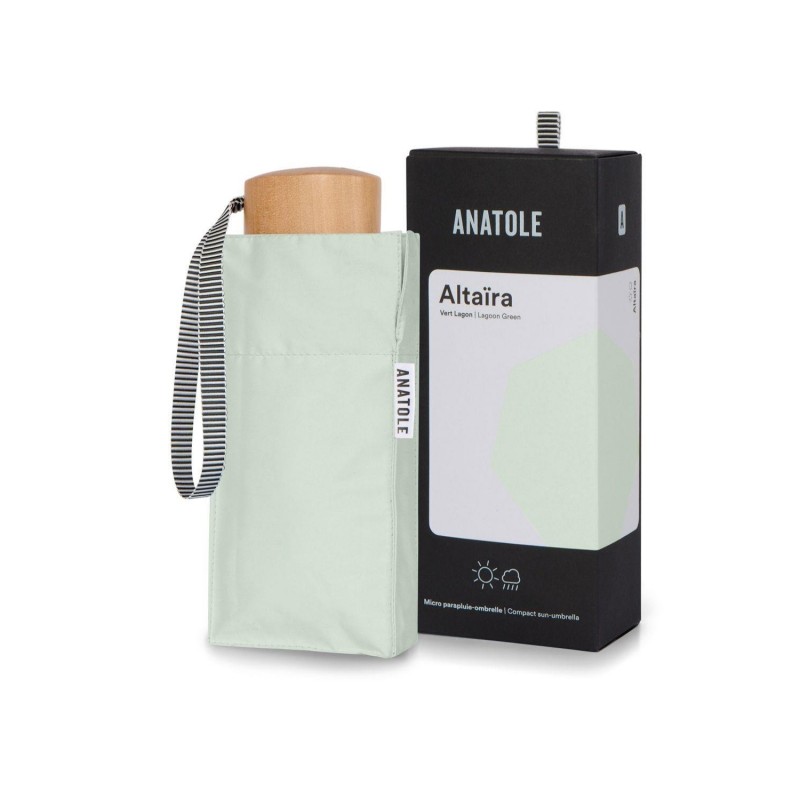 Aime Πτυσσόμενη Ομπρέλα UV Sun and Rain Lagoon Green