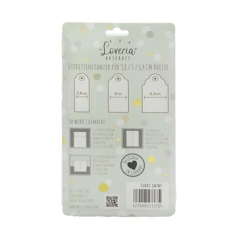 Loveria Artcraft Κόφτης Μοτίβων 3 Ετικέτες