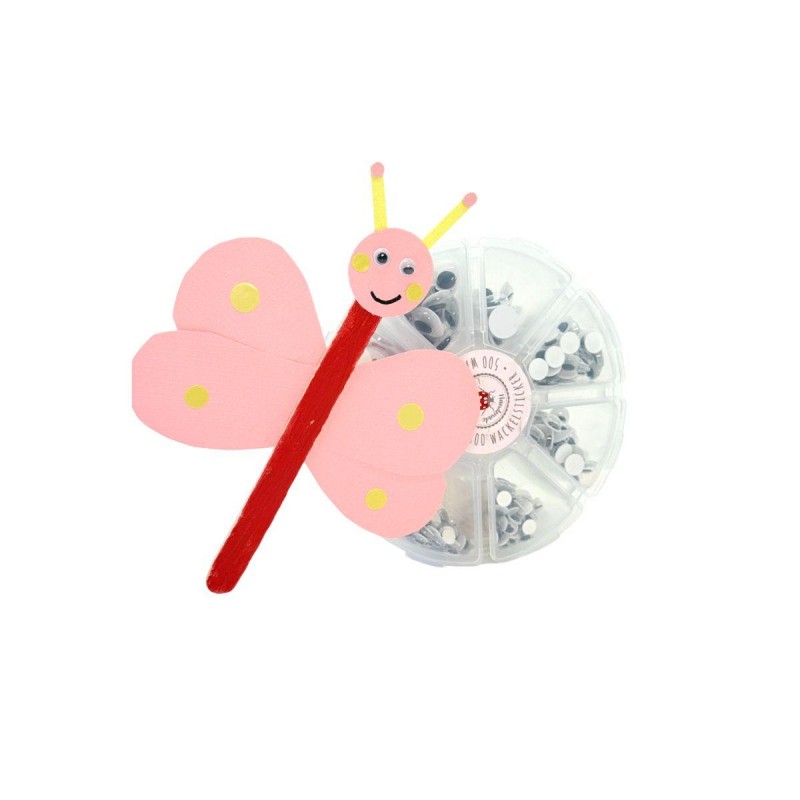 Lulubug Σετ Ματάκια/Καρδιές 500 τεμάχια Lulubug Σετ Ματάκια/Καρδιές 500 τεμάχια