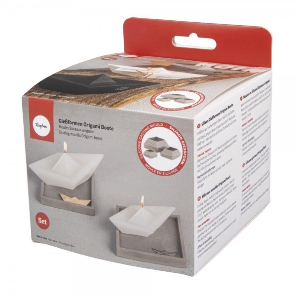 Καλούπι Σιλικόνης 3 Βαρκούλες Origami Καλούπι Σιλικόνης 3 Βαρκούλες Origami