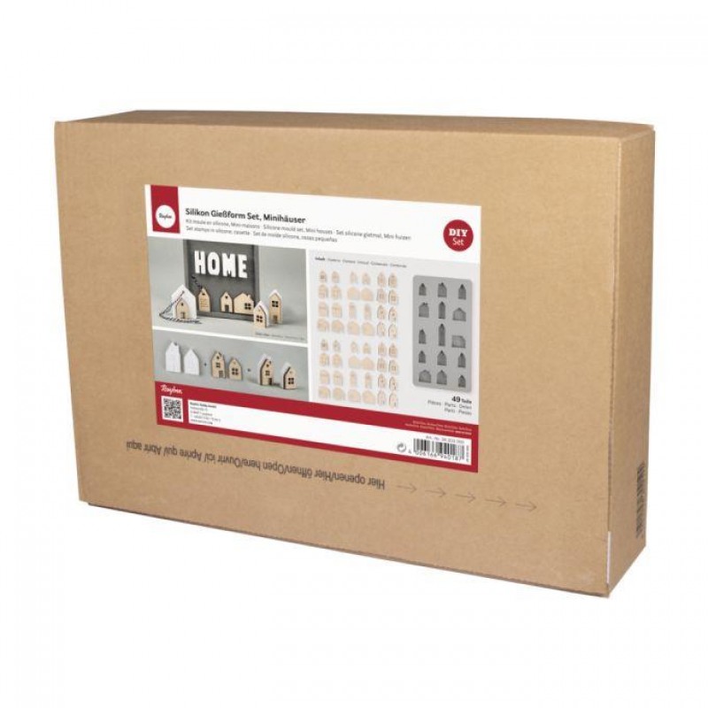 Σετ Καλούπι Σιλικόνης 15 Μικρά Σπιτάκια