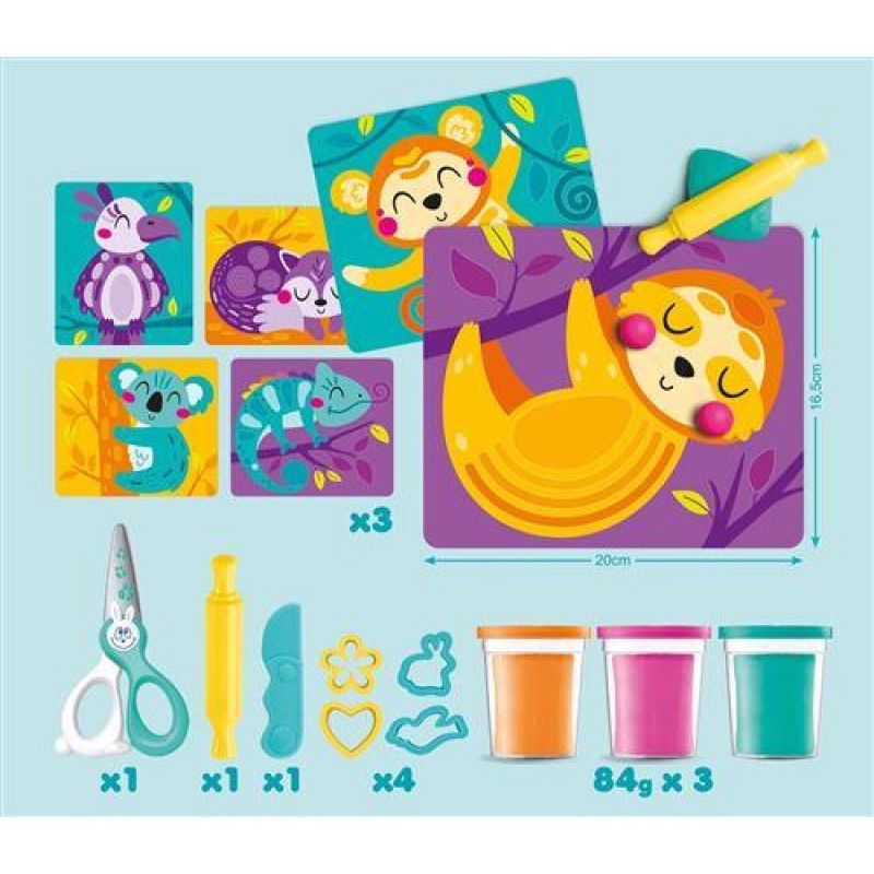 Maped Σετ Πλαστοζυμαράκια 3 Χρώματα και Αξεσουάρ Maped Σετ Πλαστοζυμαράκια 3 Χρώματα και Αξεσουάρ