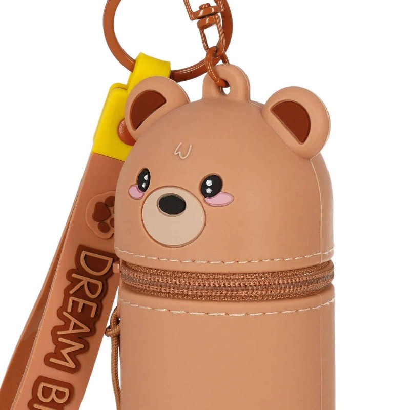 Legami Mini Kawaii - Coin Purse With Key Ring - Teddy Bear