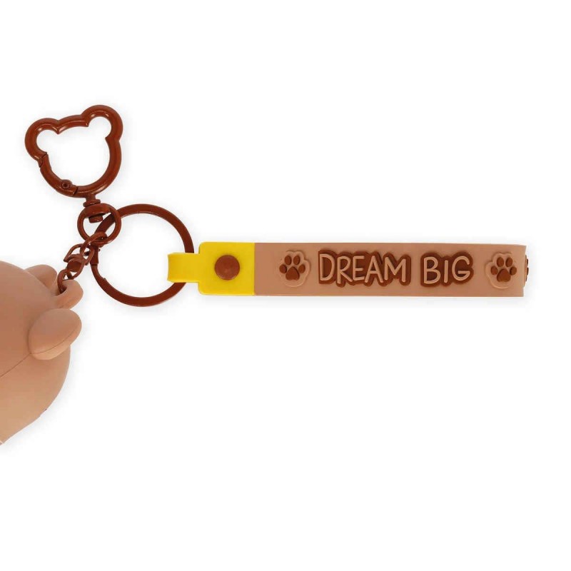 Legami Mini Kawaii - Coin Purse With Key Ring - Teddy Bear