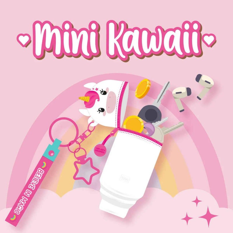 Legami Mini Kawaii - Coin Purse With Key Ring - Unicorn