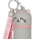 Legami Mini Kawaii - Coin Purse With Key Ring - Kitty