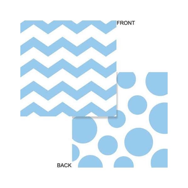 Xαρτοπετσέτες Γλυκού Dots-Stripes Pastel Blue 16τεμ