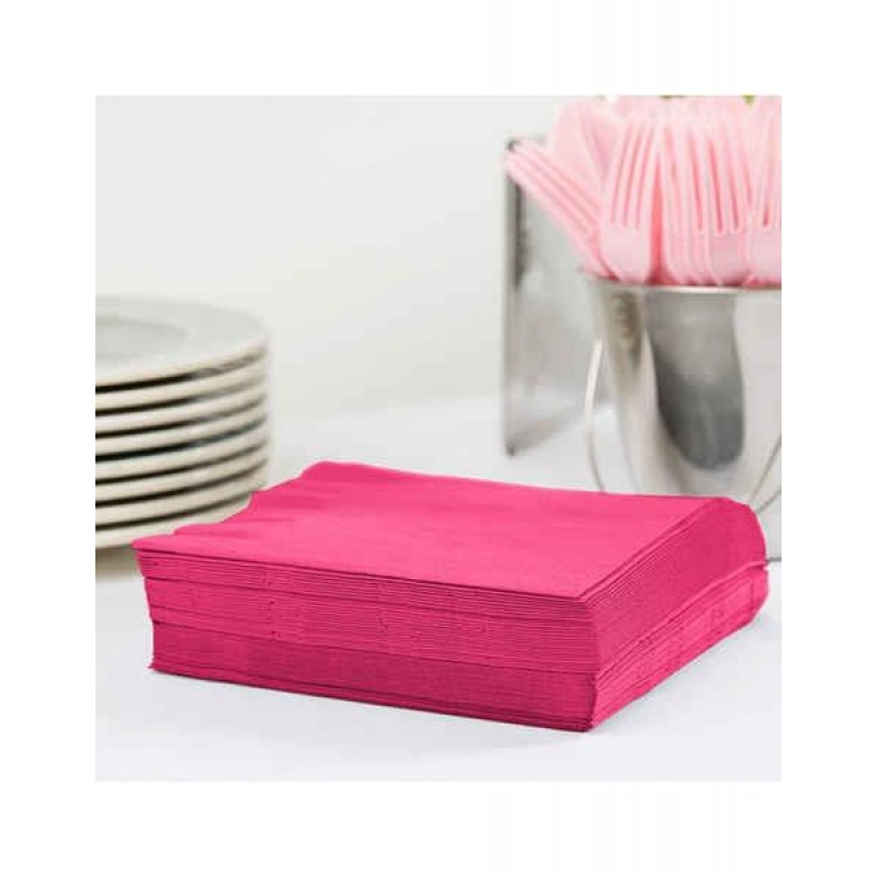 Χαρτοπετσέτες Φαγητού Hot Magenta 50τεμ