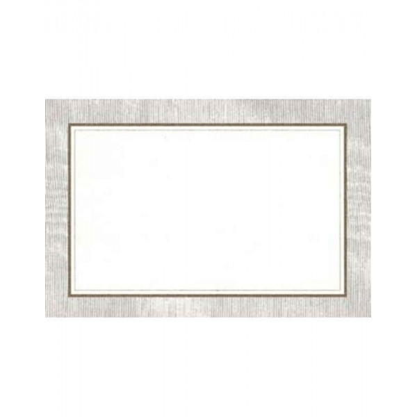 Caspari 10 Place Cards Silver