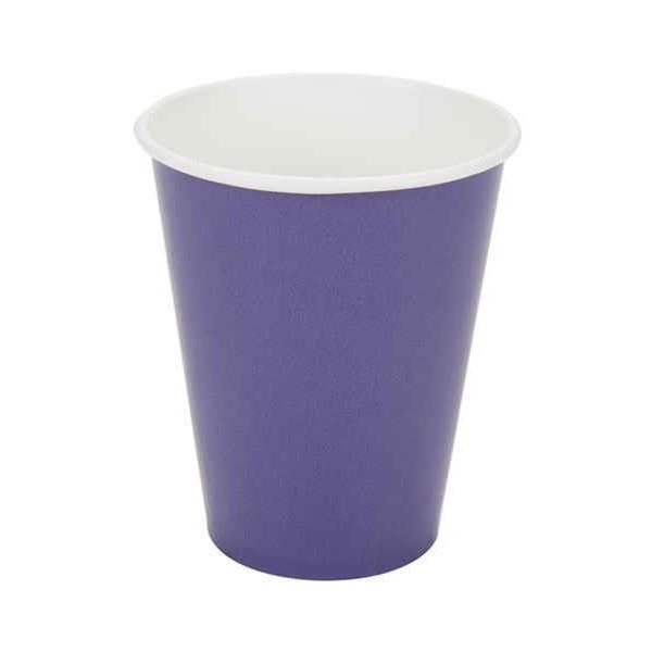 Ποτήρια Xάρτινα 266ml Μώβ 24τεμ Ποτήρια Xάρτινα 266ml Μώβ 24τεμ