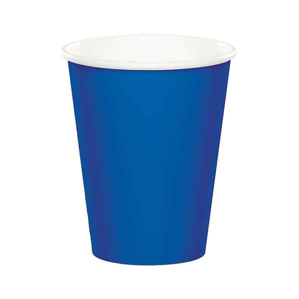 Ποτήρια Xάρτινα 266ml Μπλέ Cobalt 8τεμ Ποτήρια Xάρτινα 266ml Μπλέ Cobalt 8τεμ