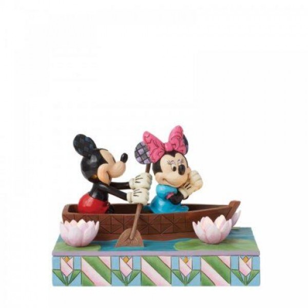 Φιγούρα Disney Row-mance is in the Air Mickey and Minnie in Rowboat Light Up 11,5cm