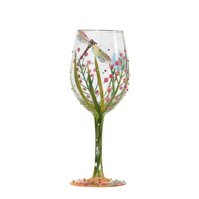 Lolita Handmade Dragonfly Wine Glass 22.5cm