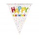 Γιρλάντα Σημαιάκια Happy Balloon Birthday 365cm
