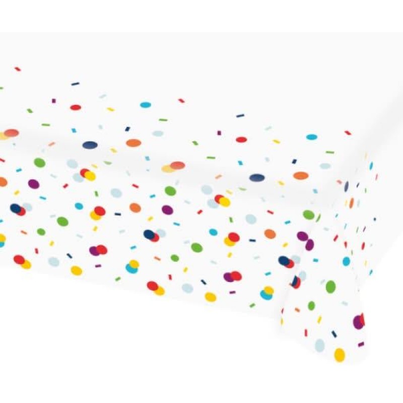 Τραπεζομάντηλο Χάρτινο Confetti Birthday 115x175cm