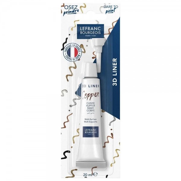 Lefranc Bourgeois 20ml 3D Περίγραμμα Χάλκινο Lefranc Bourgeois 20ml 3D Περίγραμμα Χάλκινο