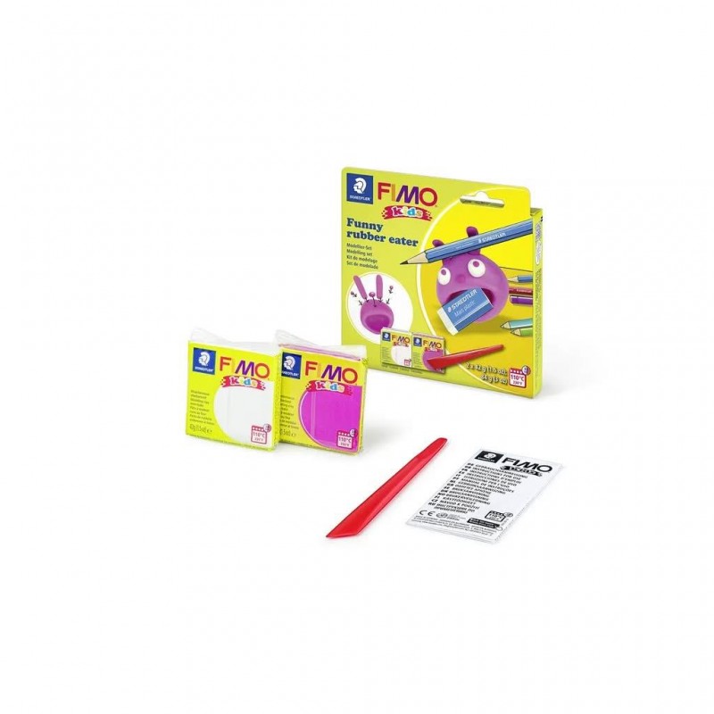 Σετ Πολυμερικού Πηλού STAEDTLER FIMO Kids Funny Rubber Eater set 2x42g Σετ Πολυμερικού Πηλού STAEDTLER FIMO Kids Funny Rubber Eater set 2x42g