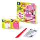 Σετ Πολυμερικού Πηλού STAEDTLER FIMO Kids Funny Scrunchie Unicorn (Μονόκερος) 2x42g Σετ Πολυμερικού Πηλού STAEDTLER FIMO Kids Funny Scrunchie Unicorn (Μονόκερος) 2x42g