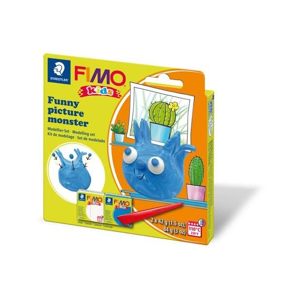 Σετ Πολυμερικού Πηλού STAEDTLER FIMO Kids Funny Picture Monster (Τέρατάκι) 2x42g Σετ Πολυμερικού Πηλού STAEDTLER FIMO Kids Funny Picture Monster (Τέρατάκι) 2x42g