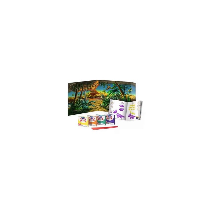 Σετ Πολυμερικού Πηλού STAEDTLER FIMO Kids Dino 4x42g