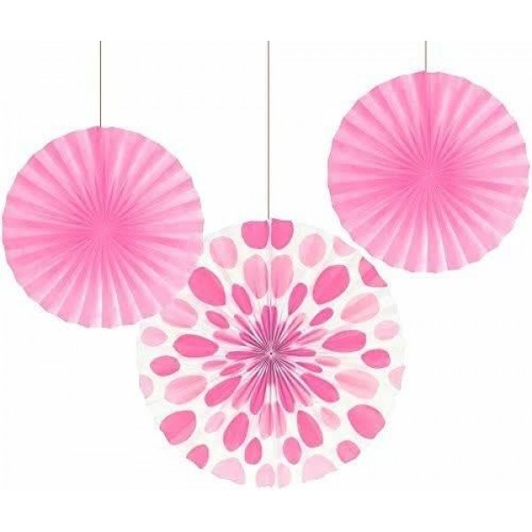 Xάρτινα Διακοσμητικά Candy Pink 3τεμ Xάρτινα Διακοσμητικά Candy Pink 3τεμ