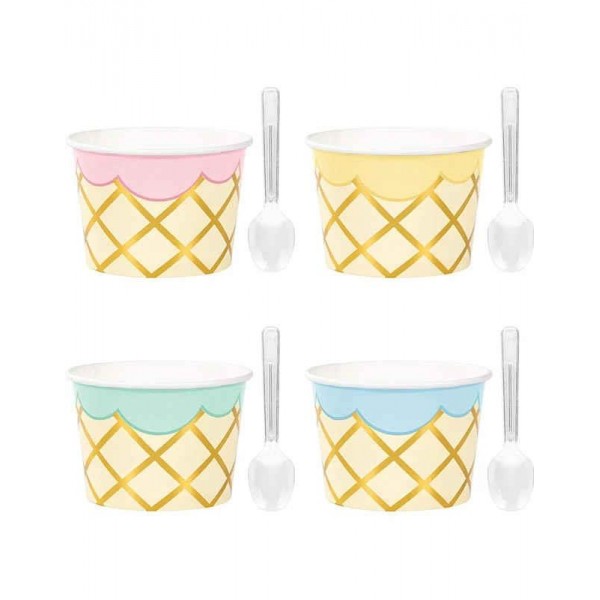 Σετ Treat Cups Kαι Kουταλάκια Σετ Treat Cups Kαι Kουταλάκια