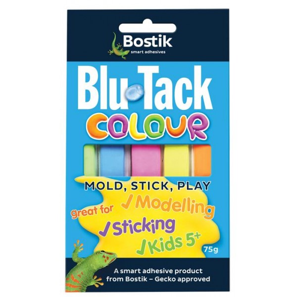 Bostik Blue Tack Colour 75gr Bostik Blue Tack Colour 75gr