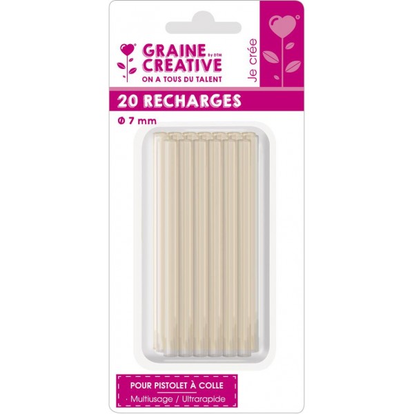 Low-Temperature Glue Gun Refill 20 Sticks 7mm Low-Temperature Glue Gun Refill 20 Sticks 7mm