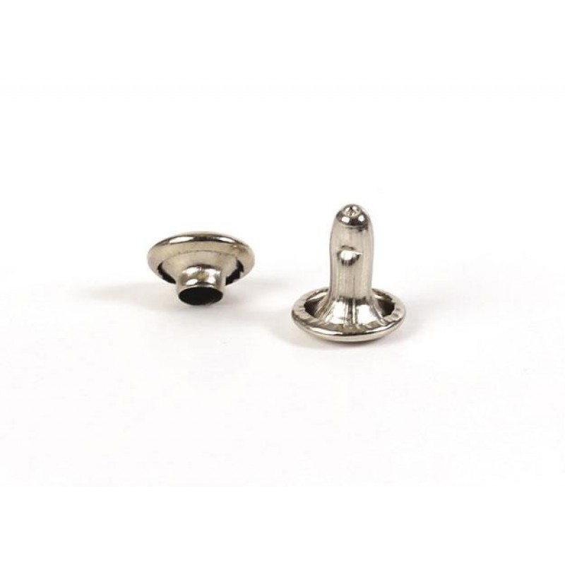 Διπλά Πριτσίνια για Δέρμα 8x8mm και 6x6mm 30τεμ