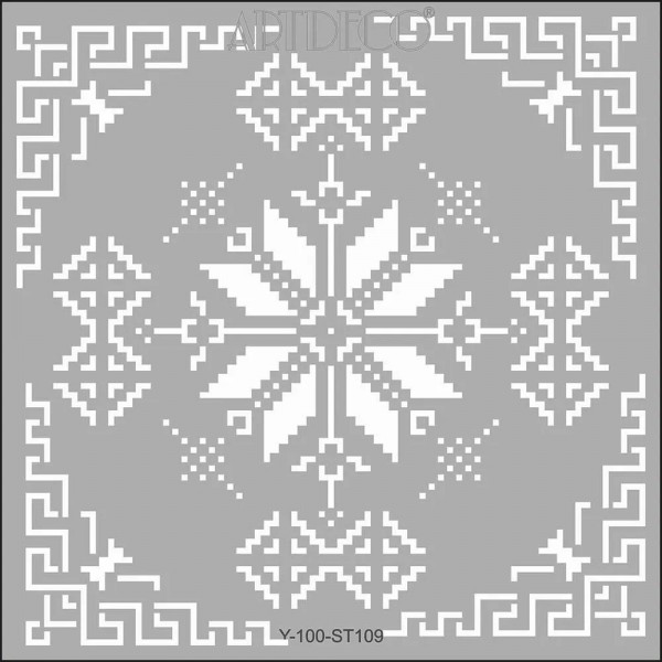 Artdeco Stencil 30x30cm Cross-Stitch 109