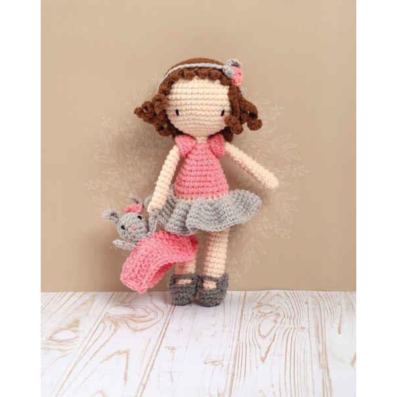 Doll Crochet Kit - Iris 130 x 260 x 130 mm