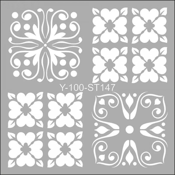 Artdeco Stencil 30x30cm Quatro Talavera-3 148 Artdeco Stencil 30x30cm Quatro Talavera-3 148