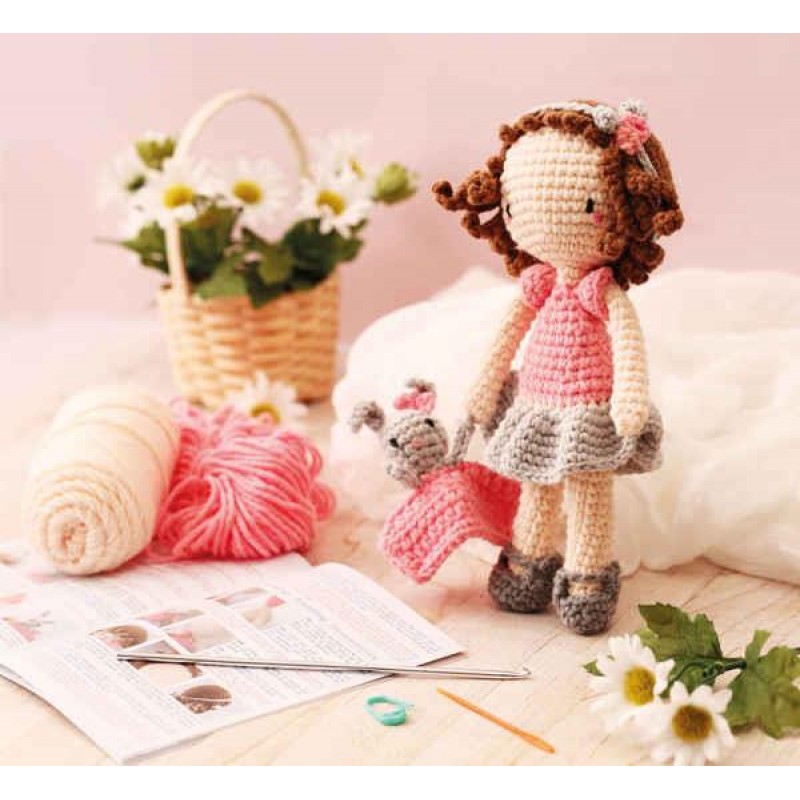Doll Crochet Kit - Iris 130 x 260 x 130 mm
