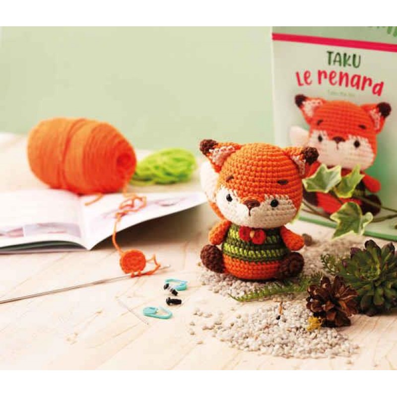 Minigurumi Kit - Fox 130 x 260 x 130 mm