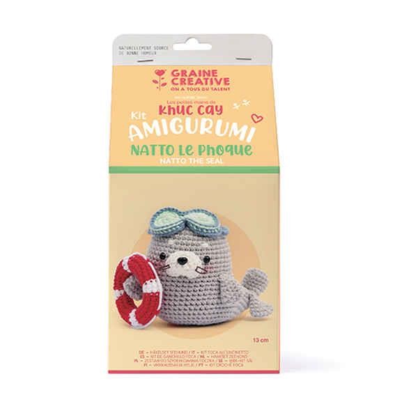 Minigurumi Kit - Seal 130 x 260 x 130 mm Minigurumi Kit - Seal 130 x 260 x 130 mm