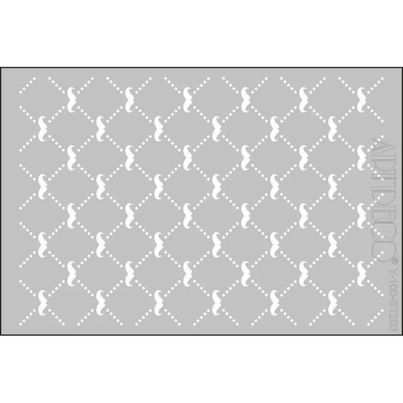 Artdeco Stencil A4 (21x29,7cm) Vintage Men 203
