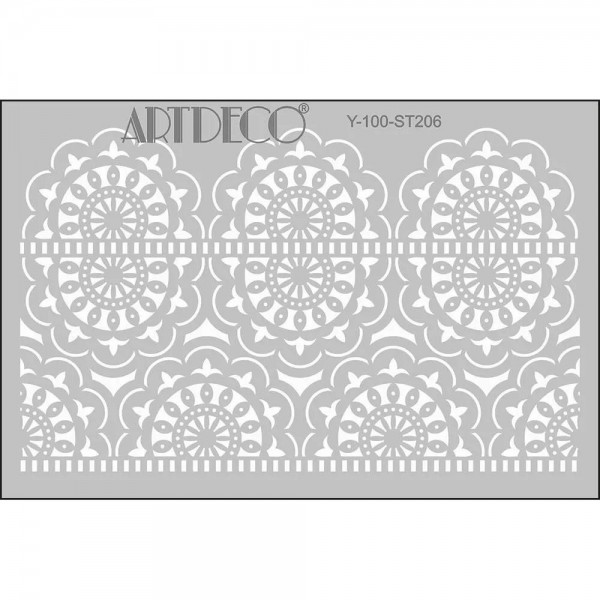 Artdeco Stencil A4 (21x29,7cm) Lace 1 206 Artdeco Stencil A4 (21x29,7cm) Lace 1 206