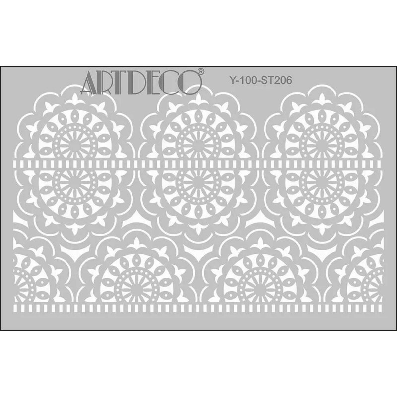 Artdeco Stencil A4 (21x29,7cm) Lace 1 206
