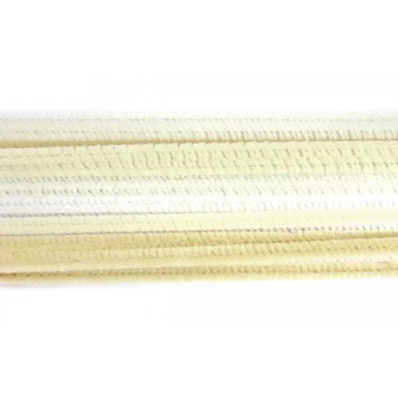 Σύρματα Πίπας 0.6x30cm Πικοιλία Λευκά 20τεμ