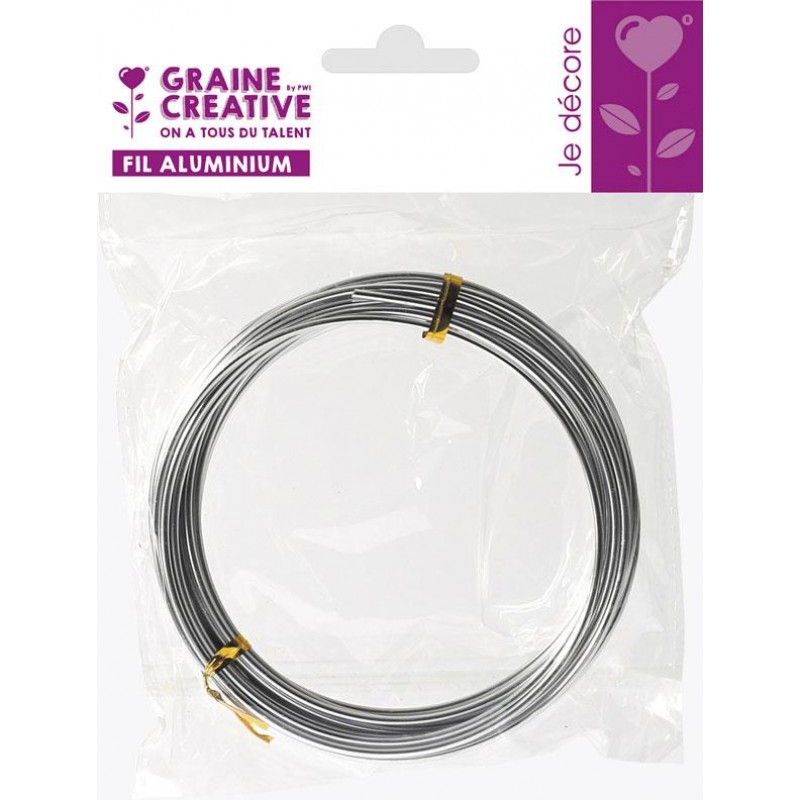 Σύρμα Αλουμινίου 2mm Ασημί 5m