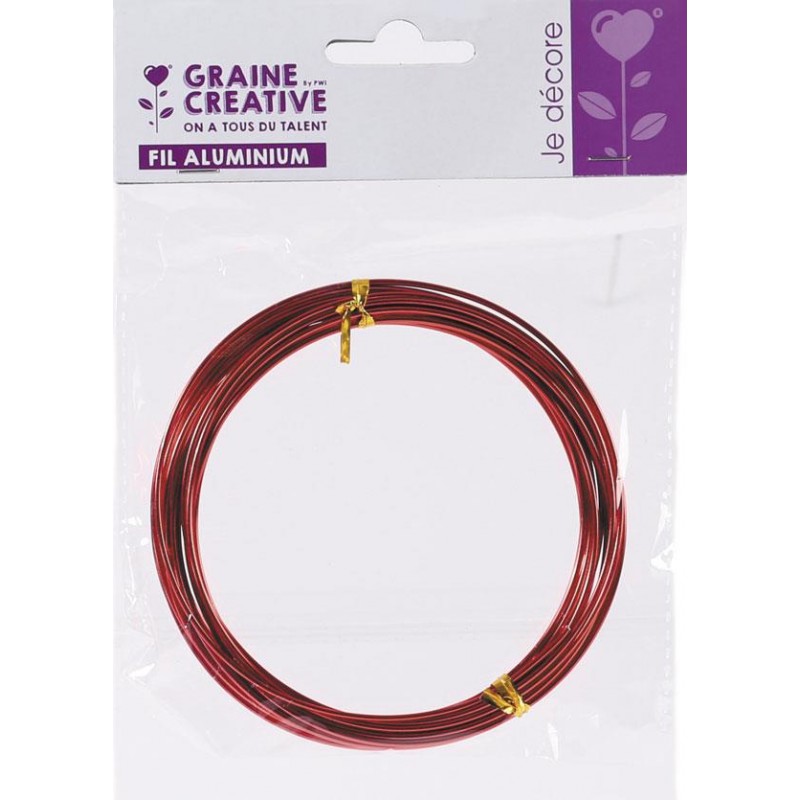 Σύρμα Αλουμινίου 1,5mm Κόκκινο 5m