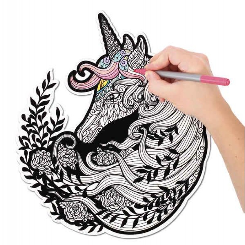 Velvet Colouring - Unicorn