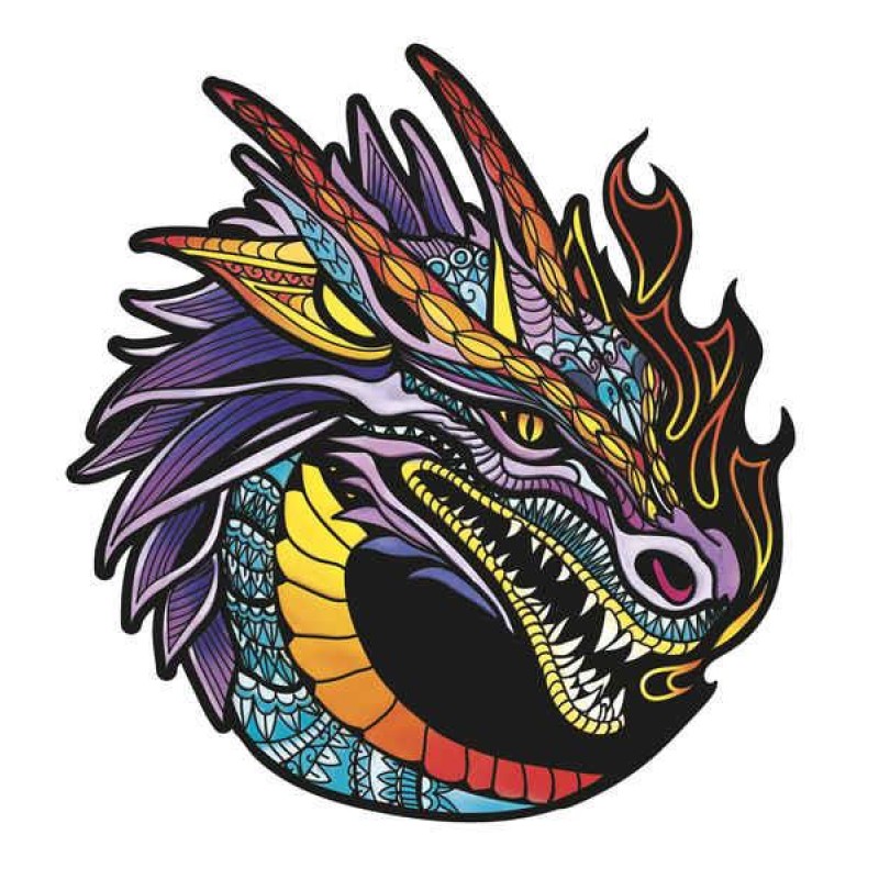 Velvet Colouring - Dragon