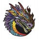Velvet Colouring - Dragon
