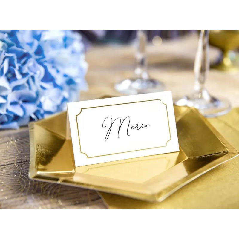 Place Cards Frame Gold 95x55cm 10τεμ